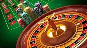 Roulette table spinning wheel visible from mobile device